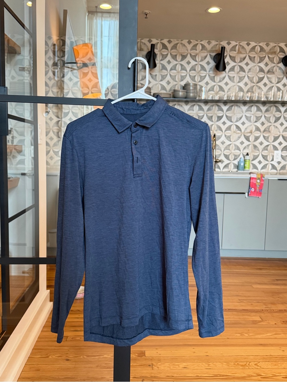 lululemon athletica Men's Long-Sleeve Polo - Navy
